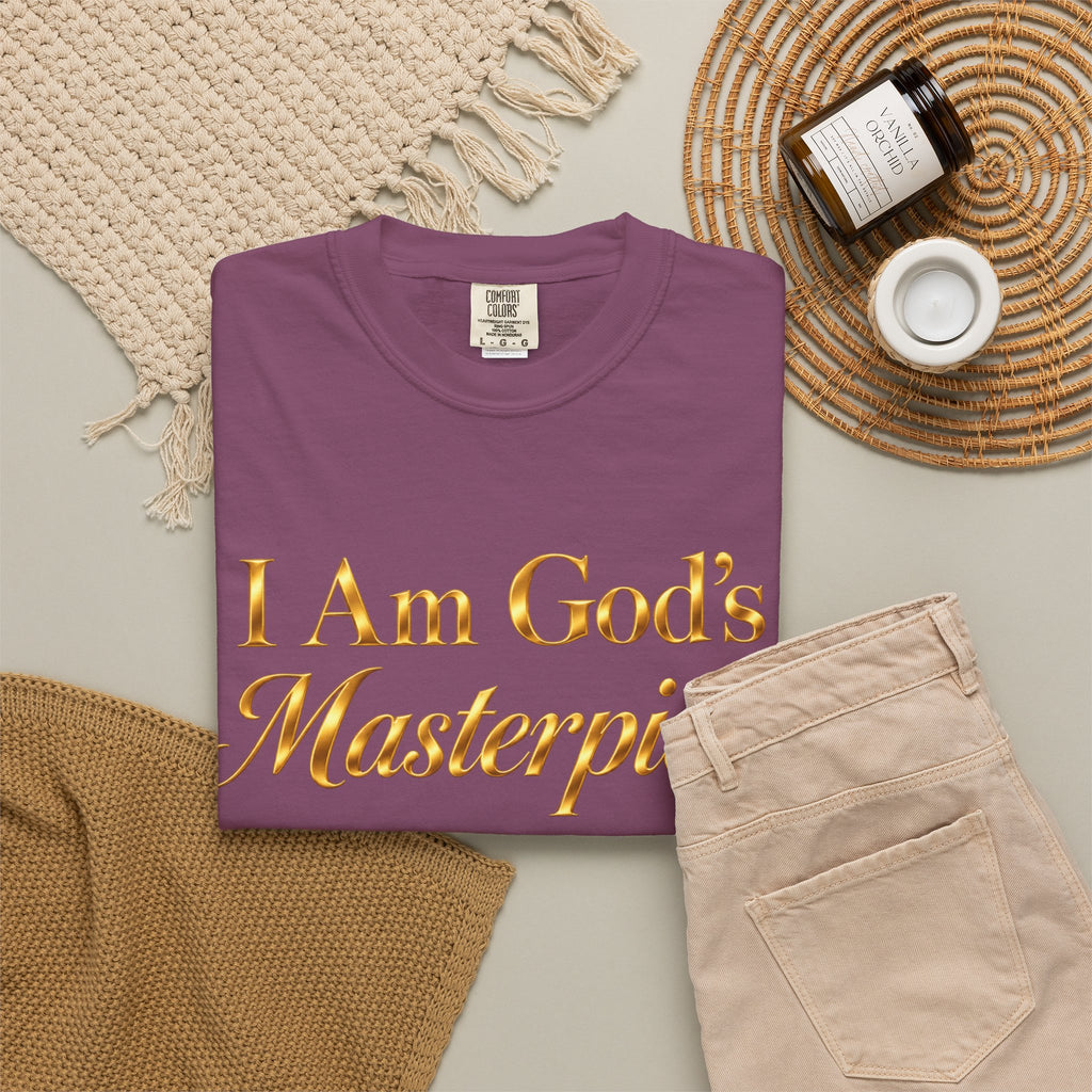 I Am God’s Masterpiece T-Shirt — Inspirational Christian Scripture Tee (Psalms 139:14)