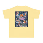 Youth Tee — "My Magical Adventures Are Leveling Up" Fox Gamer Graphic