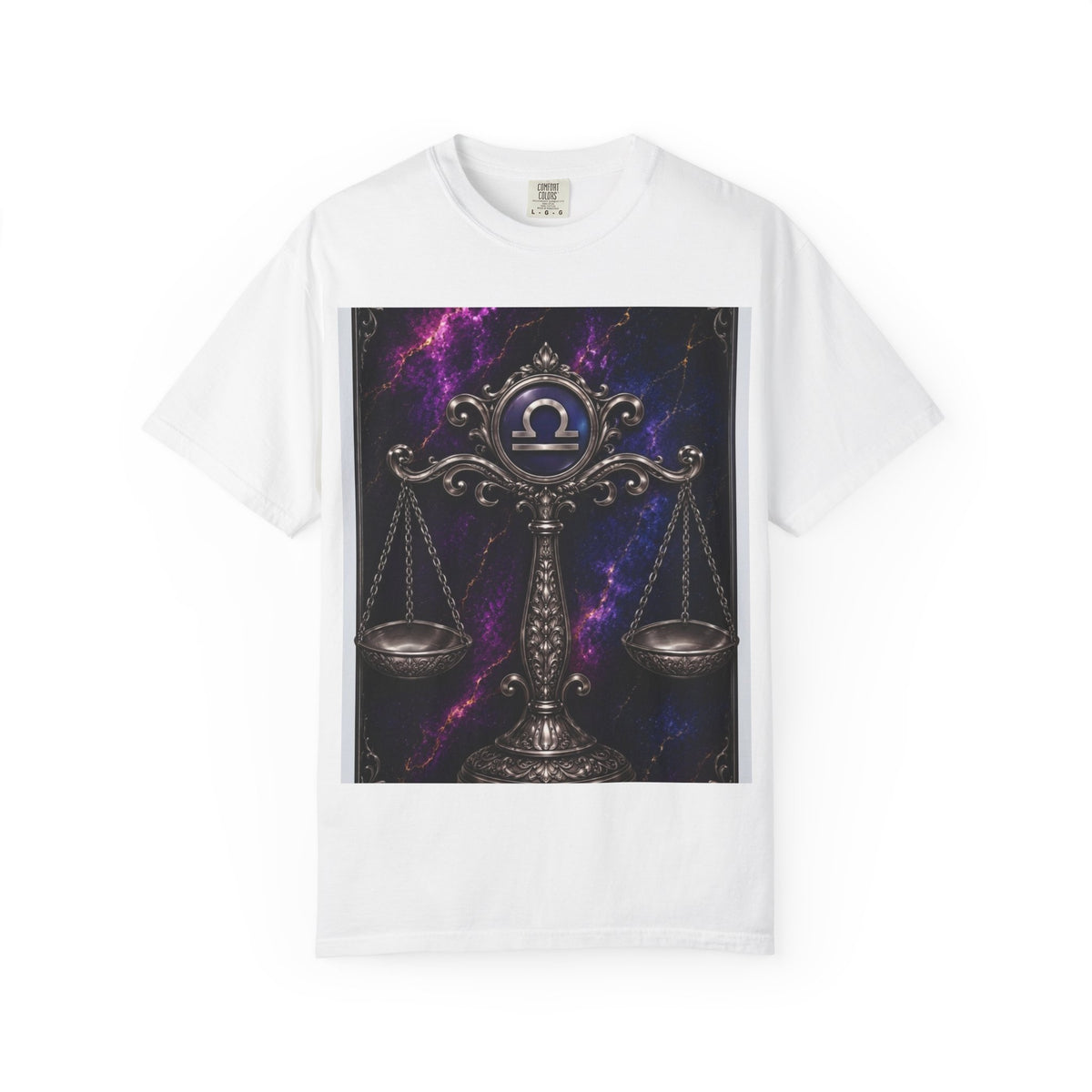 Libra Scales Zodiac T-Shirt — Astrology Graphic Tee