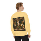 Virgo Sweatshirt — Zodiac Owl Virgo Symbol Crewneck