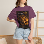 Kingdom Living Lion T-Shirt — "Speak Life" Christian Faith Graphic Tee