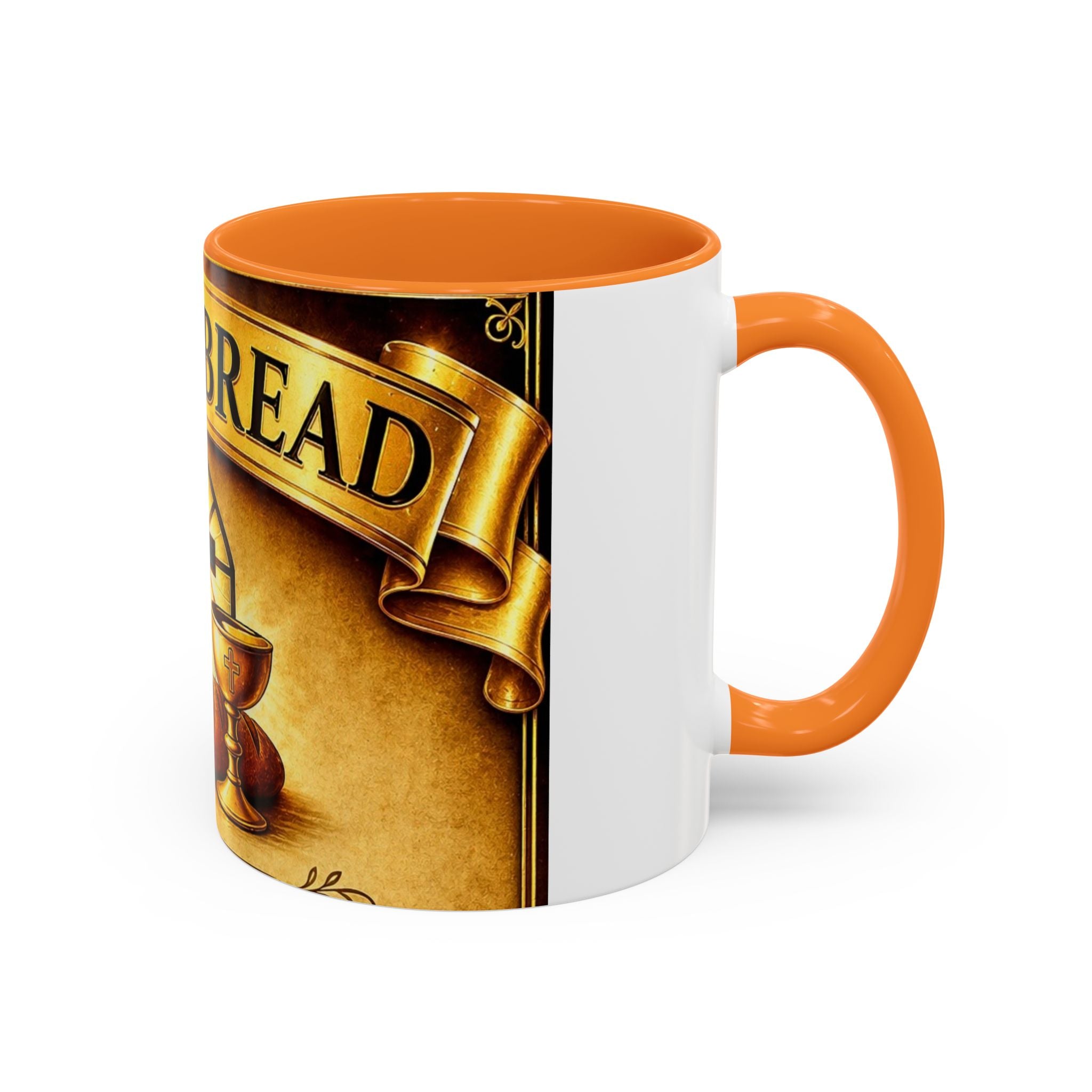 Daily Bread Coffee Mug — Christian Cross & Communion 11oz/15oz