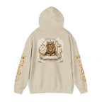 Lion Crest Hoodie – "22:26" Bible Verse Religious Pullover