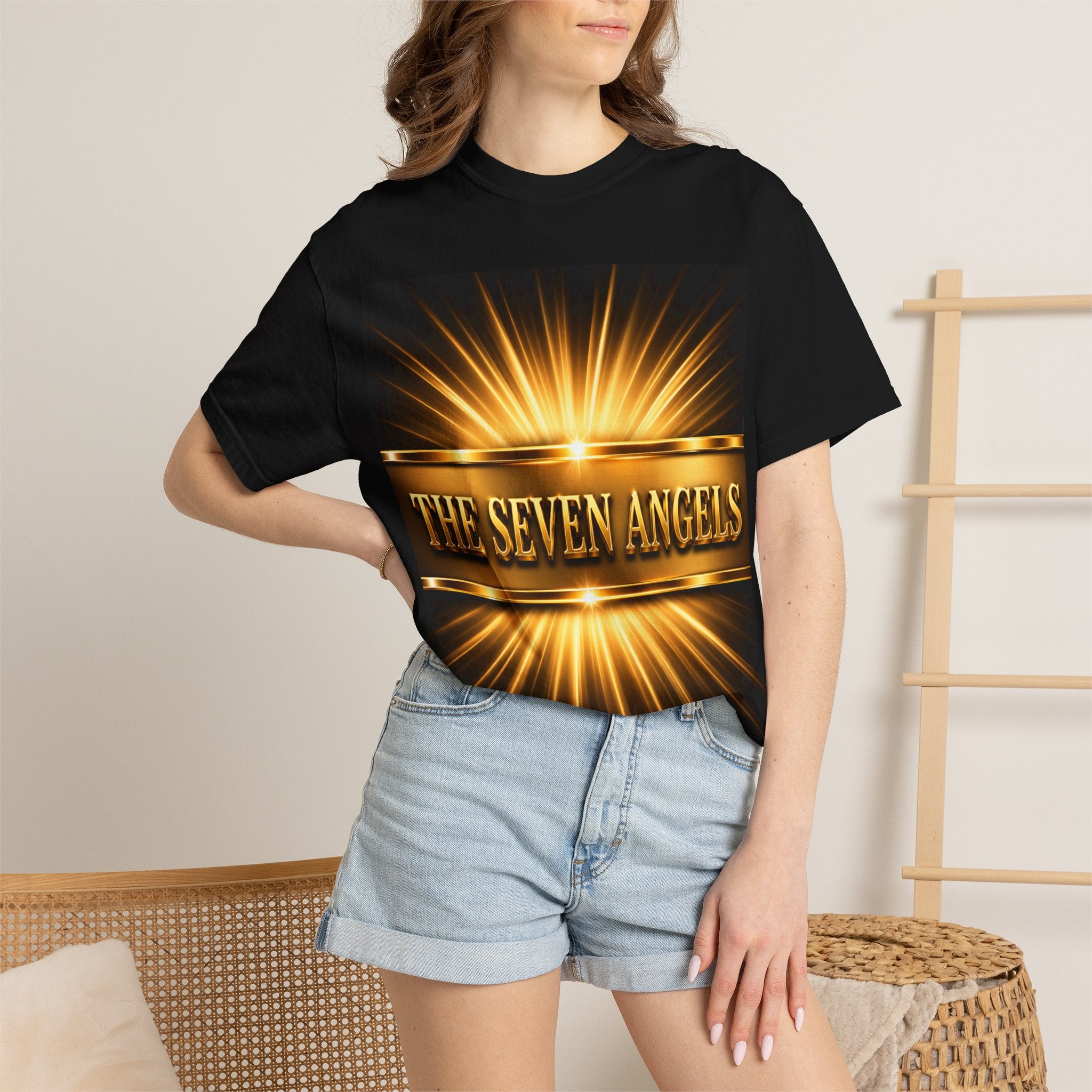 Seven Angels T‑Shirt — 'The Seven Angels' Religious Graphic Tee