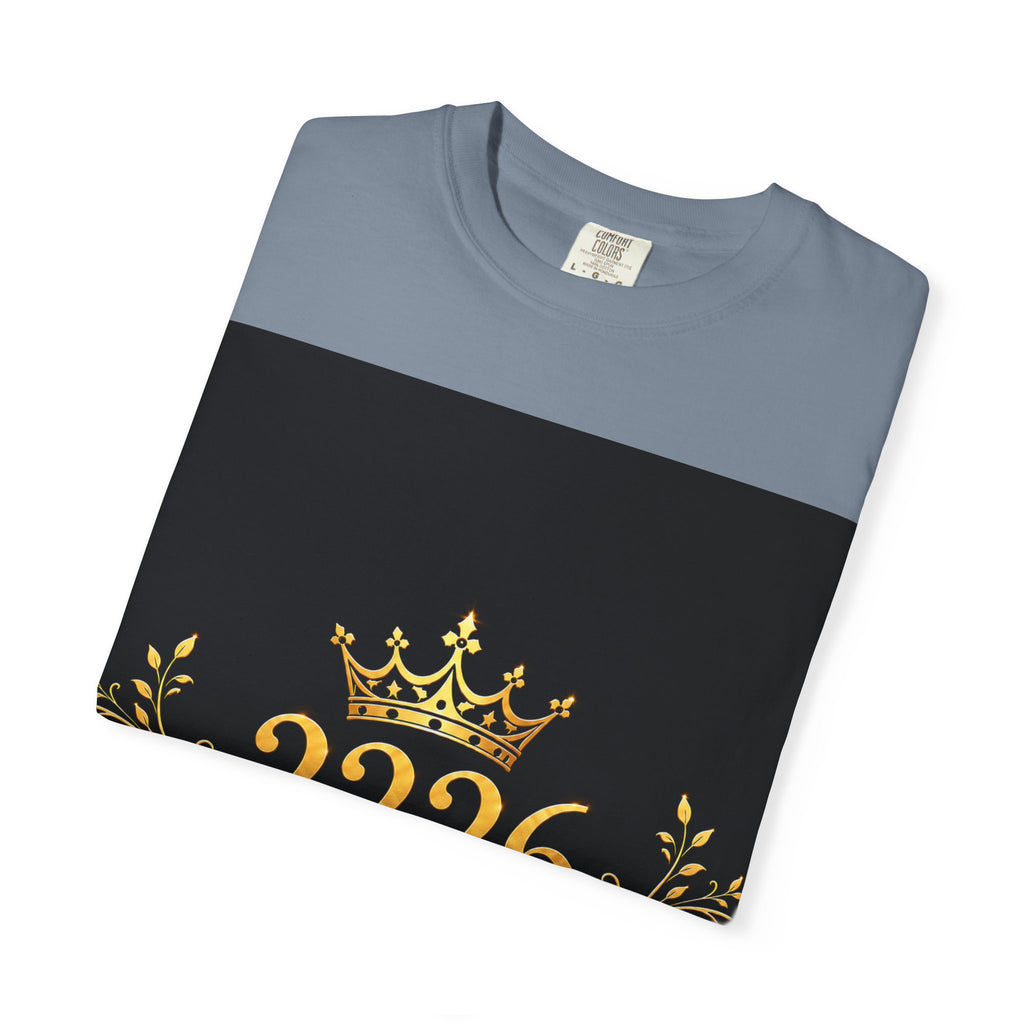 Lion Crest T-Shirt — Golden Crown 2226 Design