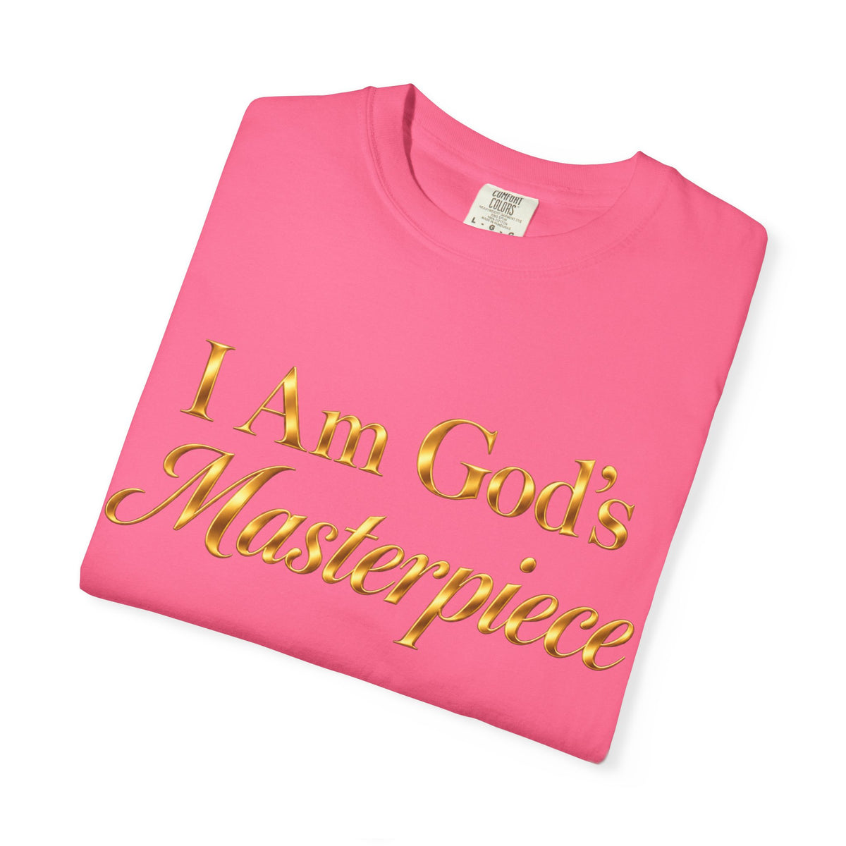 I Am God’s Masterpiece T-Shirt — Faith-Based Christian Tee (Psalm 139:14)
