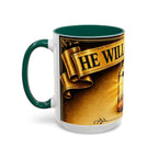 Religious Communion Mug — 'I Will Carry You' Coffee Cup (11oz/15oz)