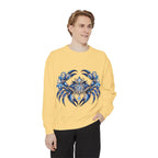 Cancer Zodiac Sweatshirt — Blue Crab Astrology Crewneck