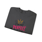 Crewneck Sweatshirt — "I'm Not Perfect but I'm Limited Edition" / Built Right Graphic