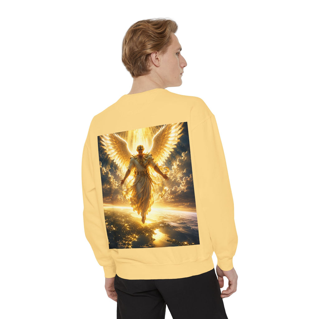 Revelation Chapter 18 Sweatshirt - Angelic Apocalyptic Graphic Crewneck