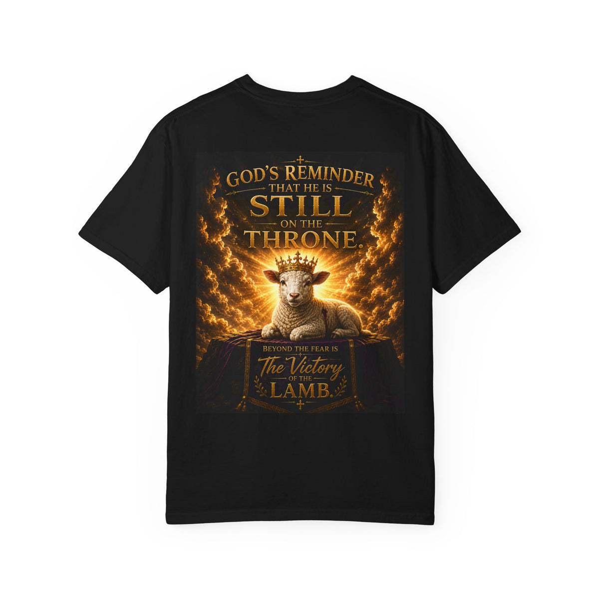 Spooktacular Revelation T-Shirt — "The Victory Lamb" Christian Halloween Graphic Tee