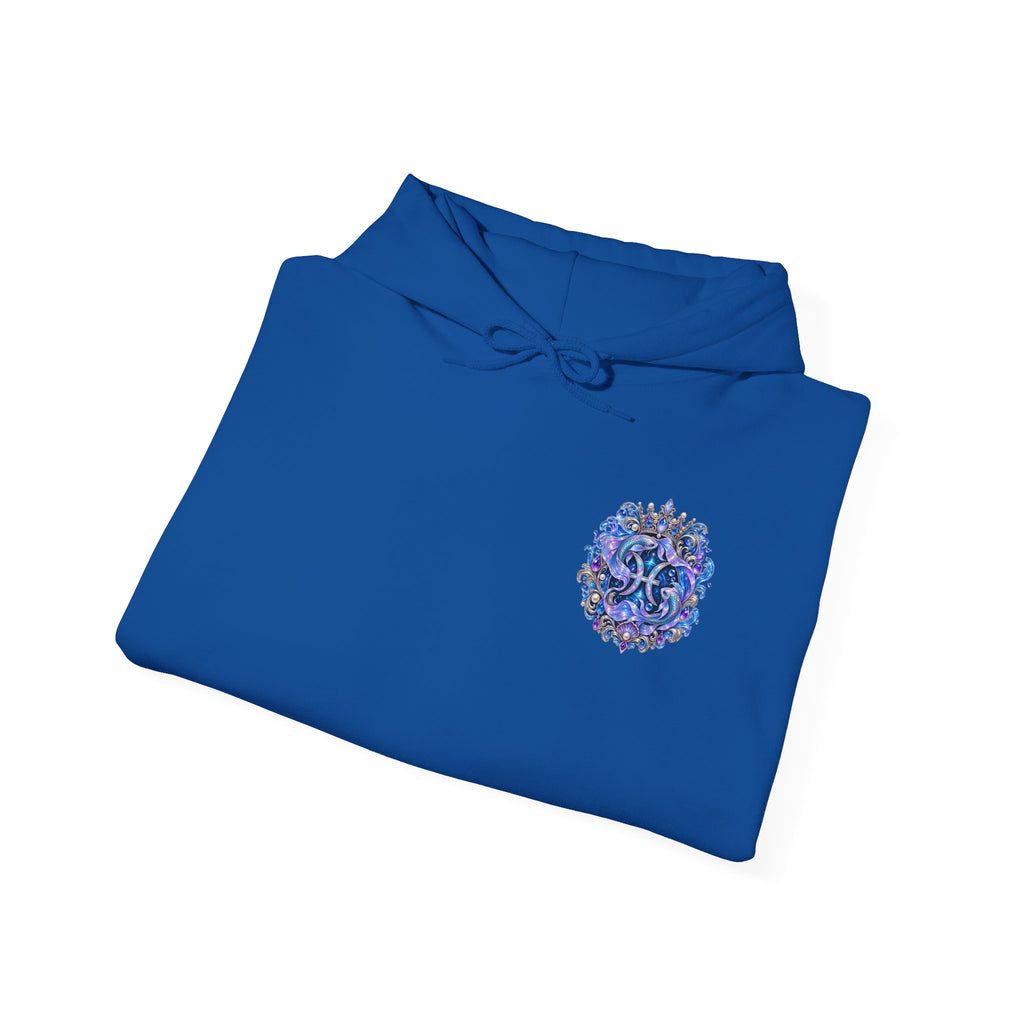 Pisces Hoodie - Astrological Pisces Fish Zodiac Graphic Sweatshirt