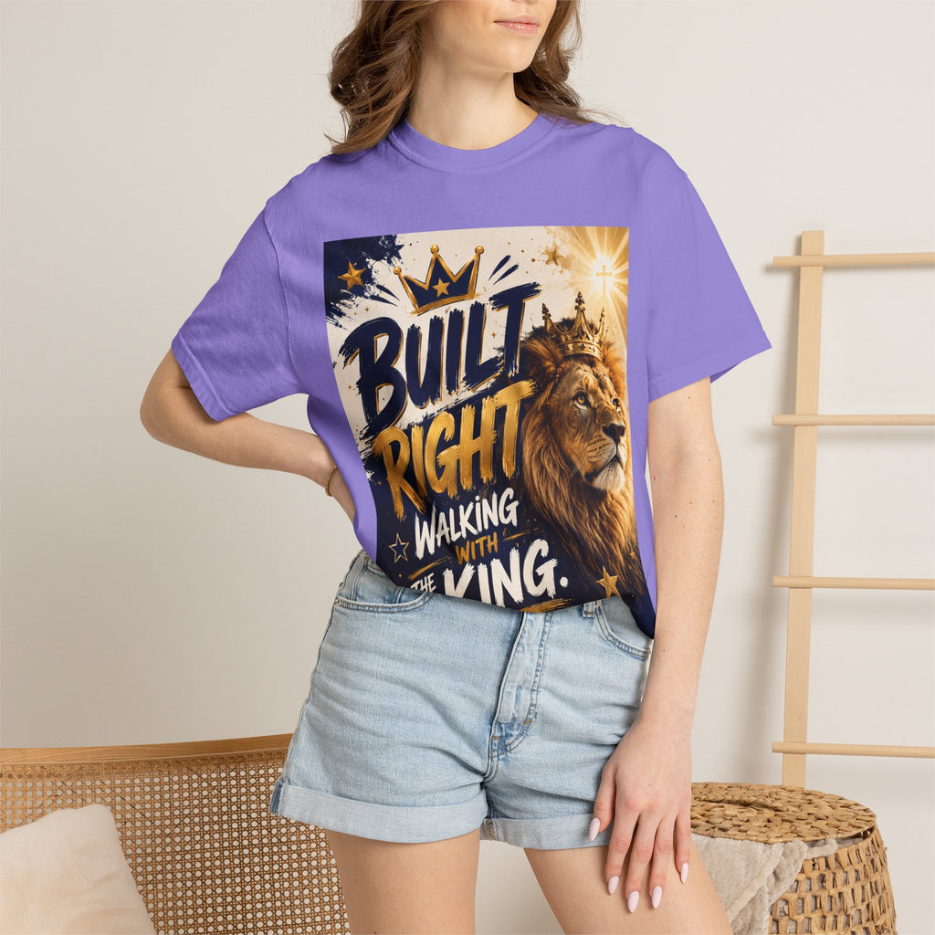 Built Right Walking With The King T‑Shirt