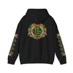 Capricorn Zodiac Crest Hoodie — Ornate Zodiac Virgo Emblem Hooded Sweatshirt