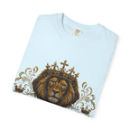 Kingdom Living Lion T-Shirt — Inspirational Christian Cross Floral Tee