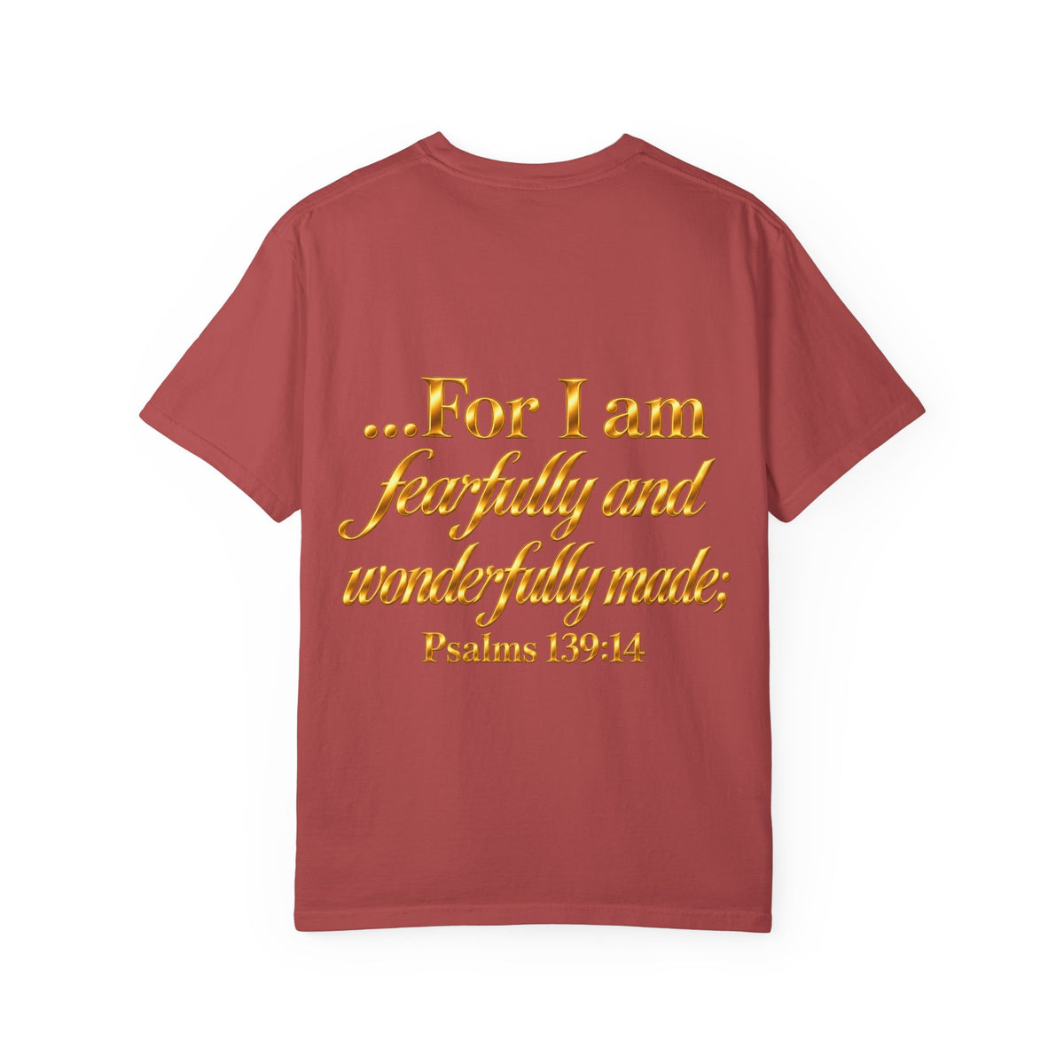 I Am God’s Masterpiece T-Shirt — Faith-Based Christian Tee (Psalm 139:14)