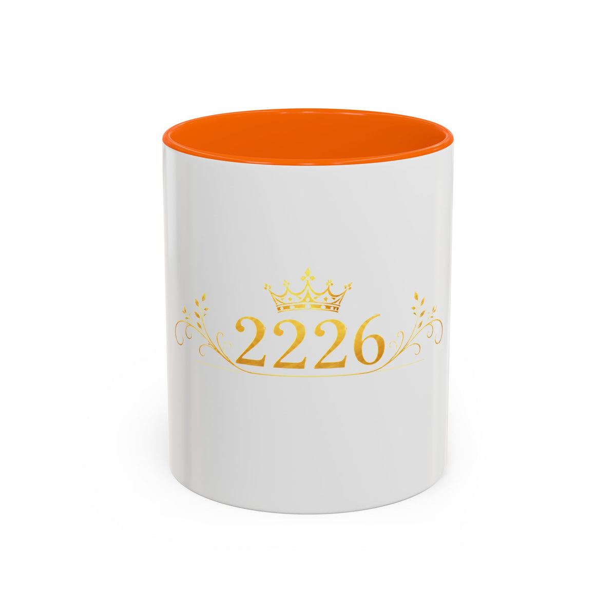 2226 Gold Crown Accent Coffee Mug — Elegant Number Keepsake (11/15oz)
