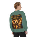 Revelation Chapter 16 Sweatshirt — "Judgment Begins" Apocalyptic Graphic