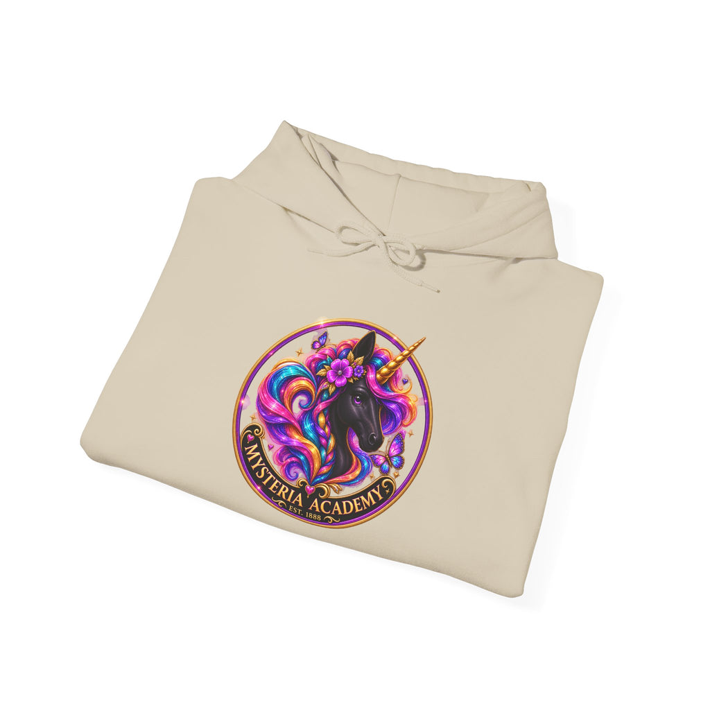 Unicorn Hoodie – Cosmic Rainbow Black Unicorn Pullover