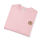 Lion Crest T-Shirt — Regal Crowned Lion with "Faith • Purpose • Peace" Back Graphic