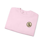 Capricorn Zodiac Crewneck Sweatshirt — Goat Astrology Graphic Pullover