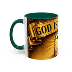 Inspirational Communion Mug — "God Is With You" Christian Coffee Cup