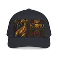 Scorpio Zodiac Baseball Cap — Golden Scorpion Astrology Hat
