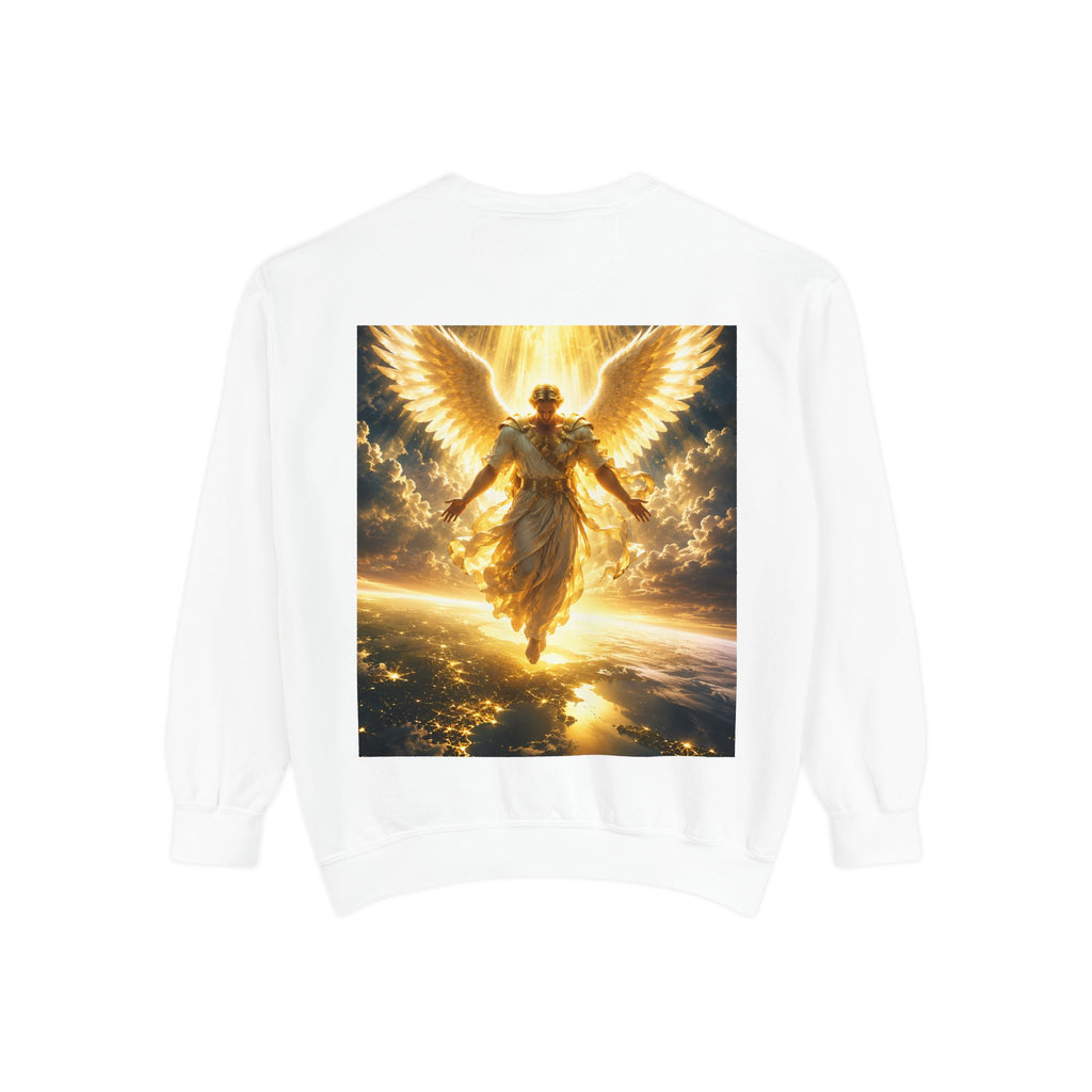 Revelation Chapter 18 Sweatshirt - Angelic Apocalyptic Graphic Crewneck