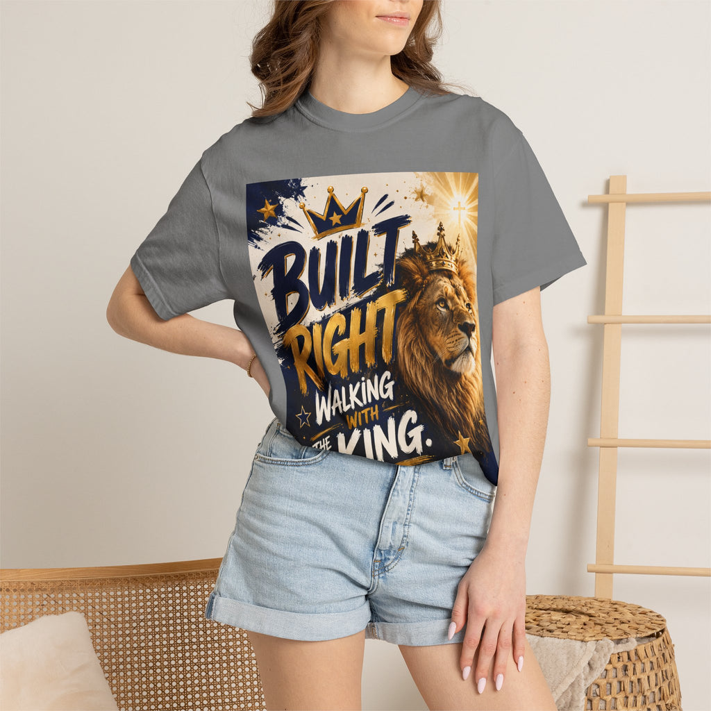 Built Right Walking With The King T‑Shirt
