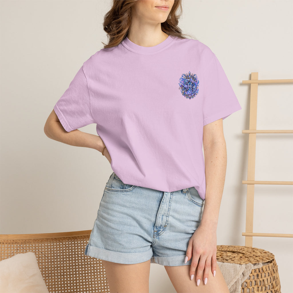 Pisces Shark T-Shirt — Zodiac Ocean Graphic Tee