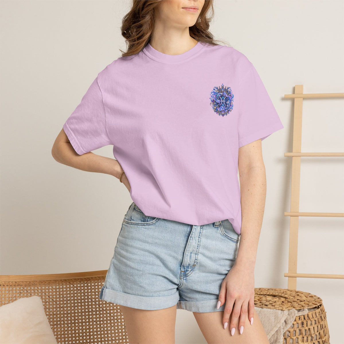 Pisces Shark T-Shirt — Zodiac Ocean Graphic Tee