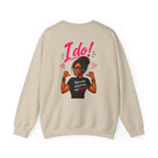Crewneck Sweatshirt — “Bots Don’t Holler / I Do!” Voter Empowerment Graphic