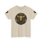 Taurus Zodiac T‑Shirt — Bull Astrology Graphic Tee (Taurus Symbol & Moon Design)