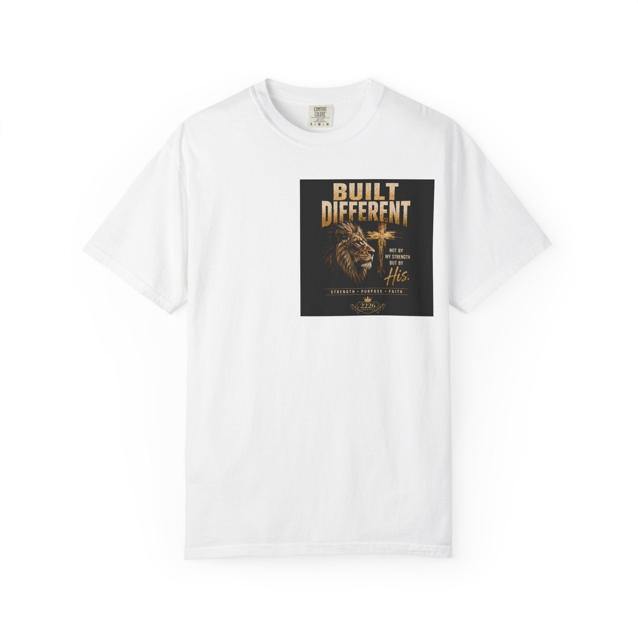 Built Different Lion T-Shirt — Motivational Graphic Tee