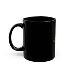 Royal 2226 Black Coffee Mug — Gold Crown Accent (11oz & 15oz)
