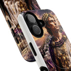 Roman Emperor Art Phone Case — Tough Magnetic Protective Case with Regal Warrior Design