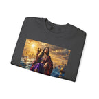 Crewneck Sweatshirt — "The Great Harlot: The Judgment Begins" Religious Graphic Pullover (Revelation 17:3)