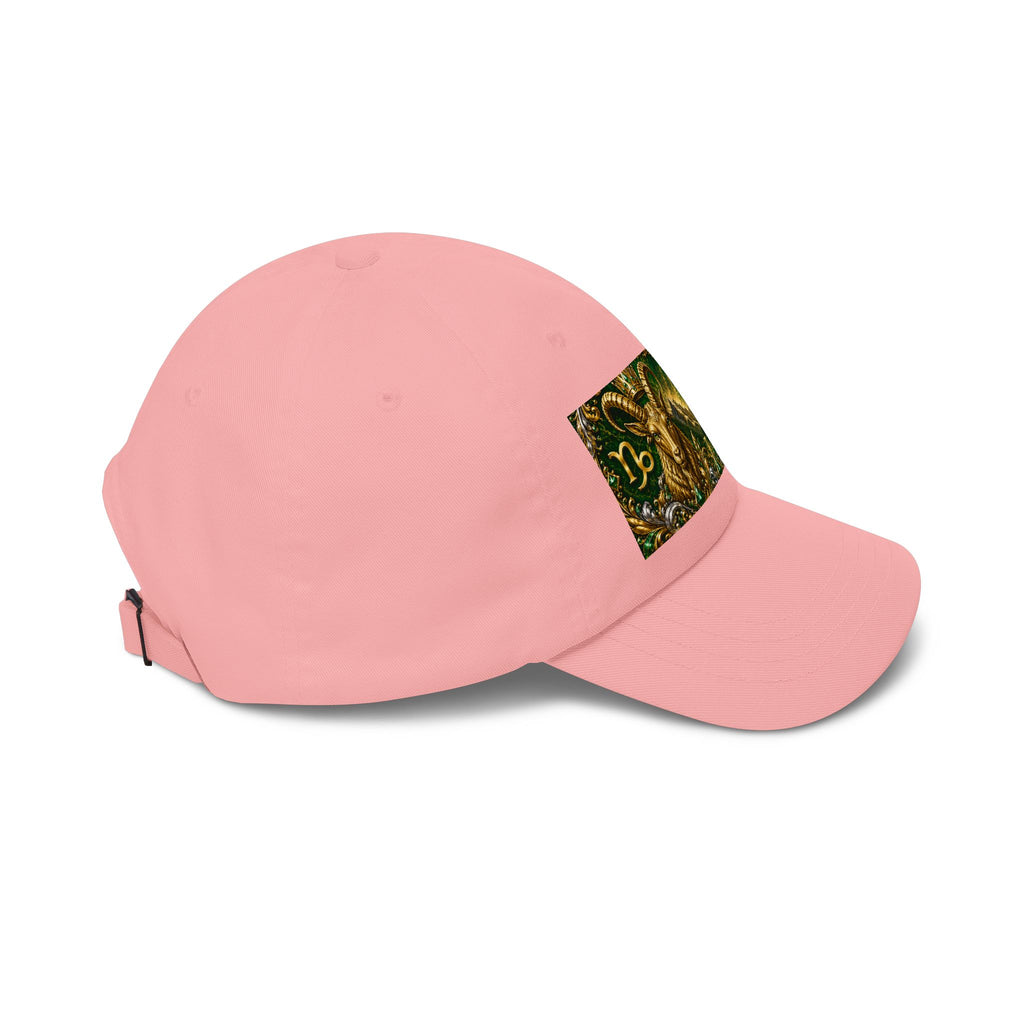 Capricorn Dad Hat — Zodiac Capricorn Goat Embroidered Baseball Cap