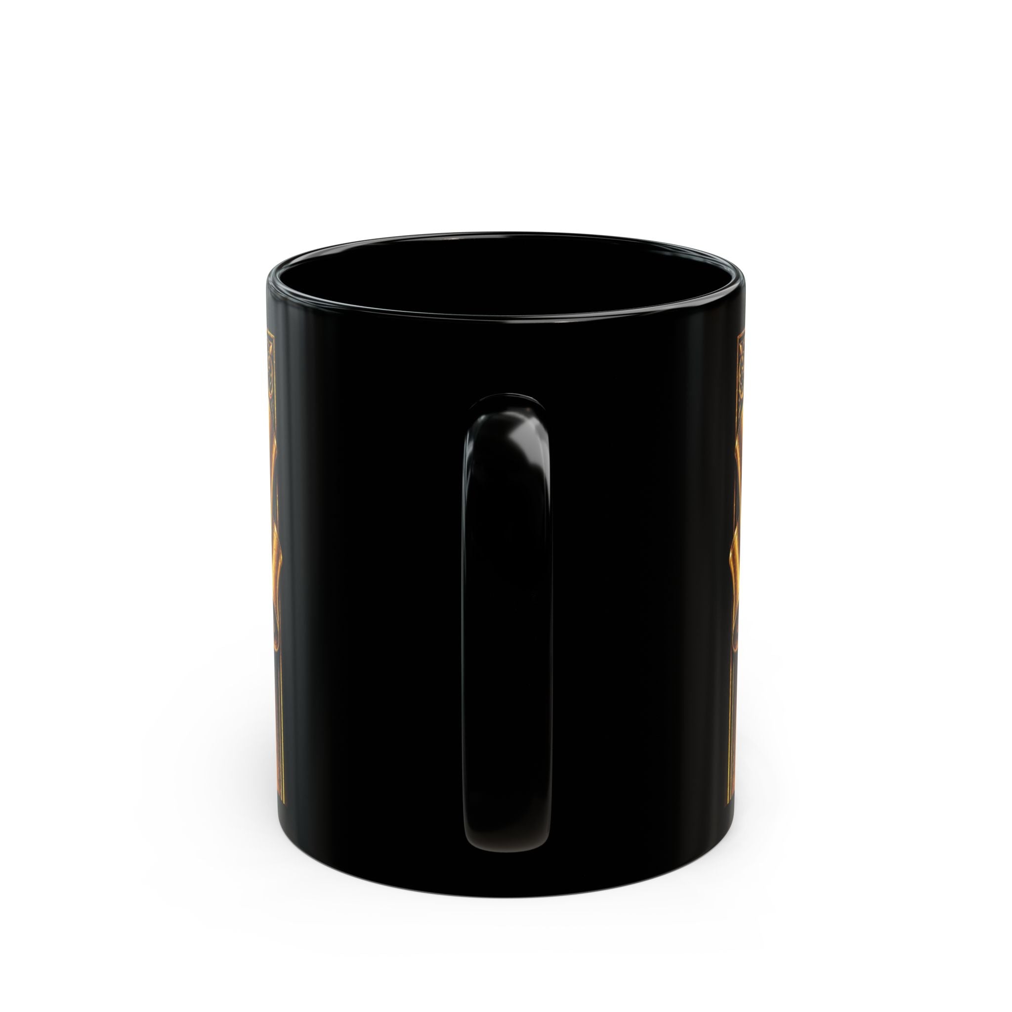 You Are Not Alone Black Mug — Christian Communion Cross Coffee Cup (11oz & 15oz)