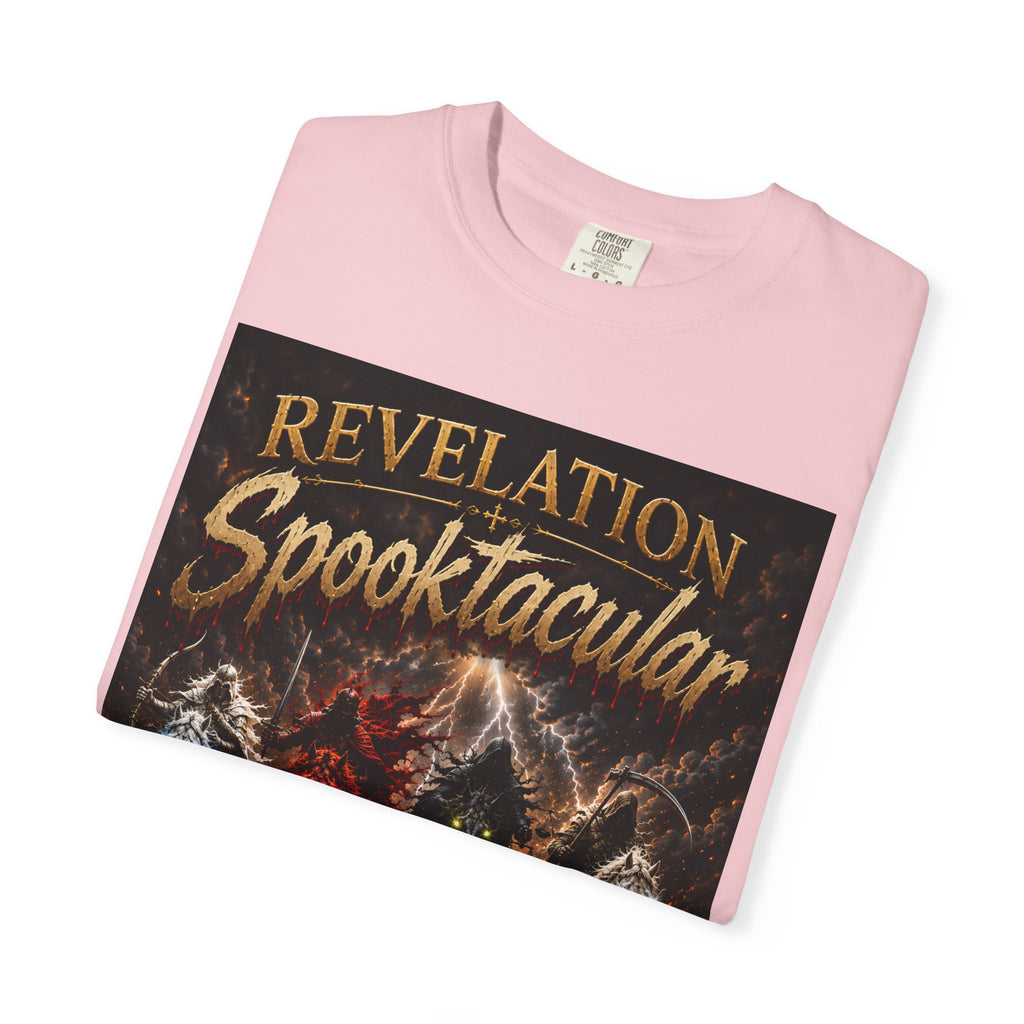 Spooktacular Revelation T-Shirt — "The Victory Lamb" Christian Halloween Graphic Tee