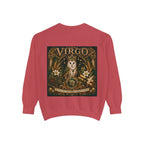 Virgo Zodiac Sweatshirt — Virgo Goddess & Owl Astrology Crewneck