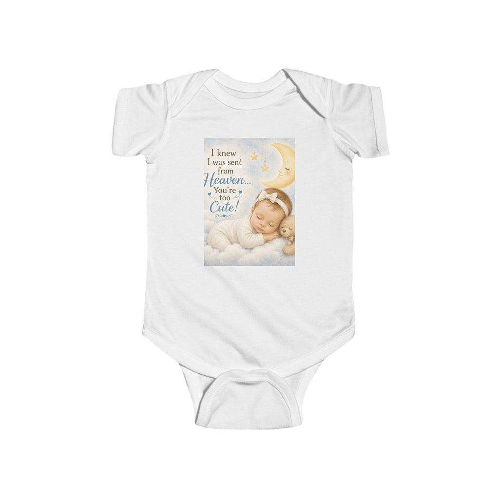 Infant Bodysuit "God's Little Angel" | Heavenly Baby Shower Gift