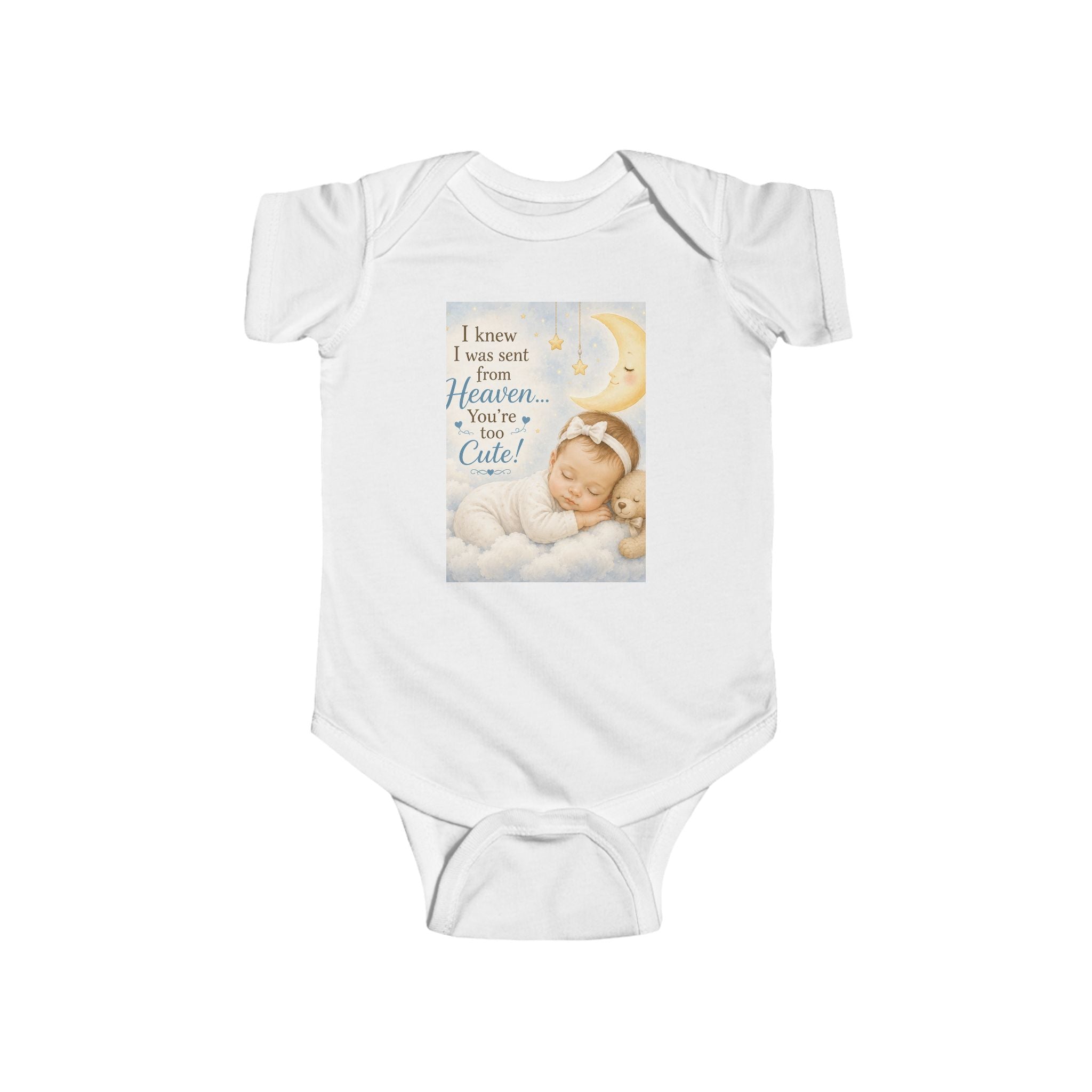 Infant Bodysuit "God's Little Angel" | Heavenly Baby Shower Gift