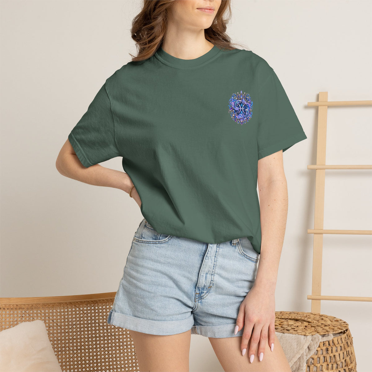 Pisces Mermaid T-Shirt — Zodiac Astrology Tee (Compassionate • Intuitive • Dreamy)
