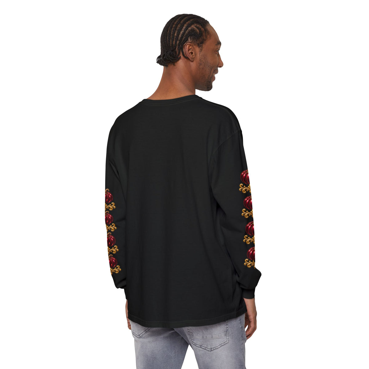 Pumpkin Sleeve Long Sleeve Tee