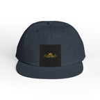 Surf Cap - Minimal Gold Wave Embroidered Patch Hat