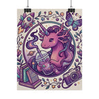 Unicorn Galaxy Poster — Cute Pastel Magical Creature Wall Art