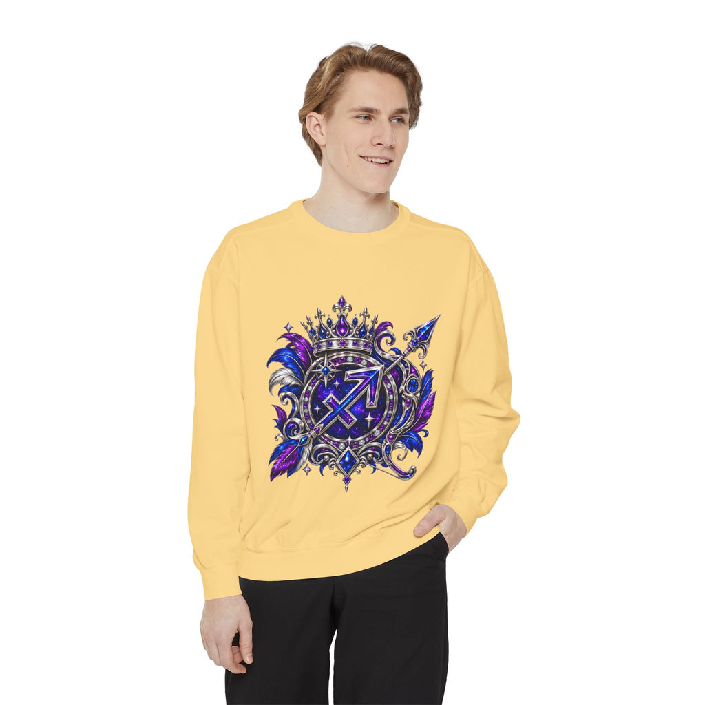 Sagittarius Zodiac Sweatshirt — Celestial Archer Graphic Pullover