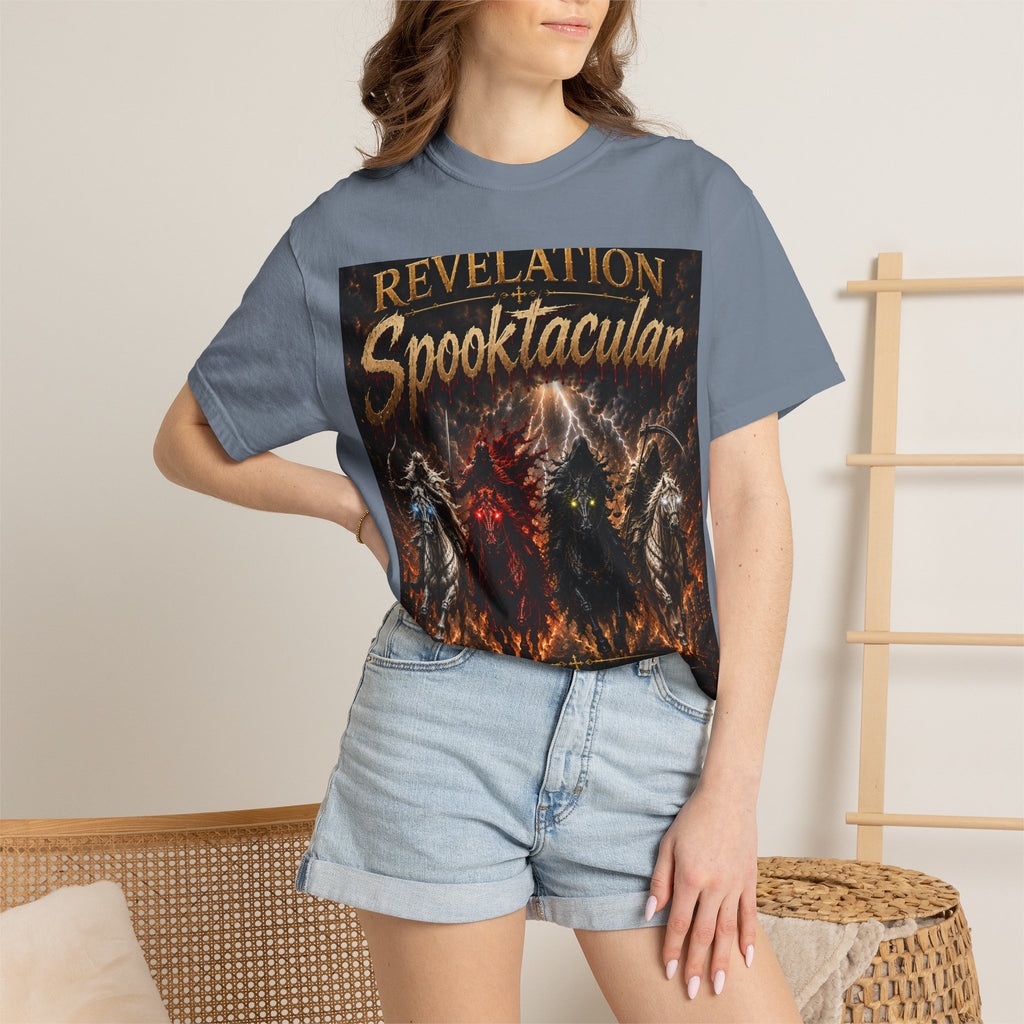 Revelation Spooktacular T-Shirt — Four Horsemen Graphic Tee (Revelation 6)