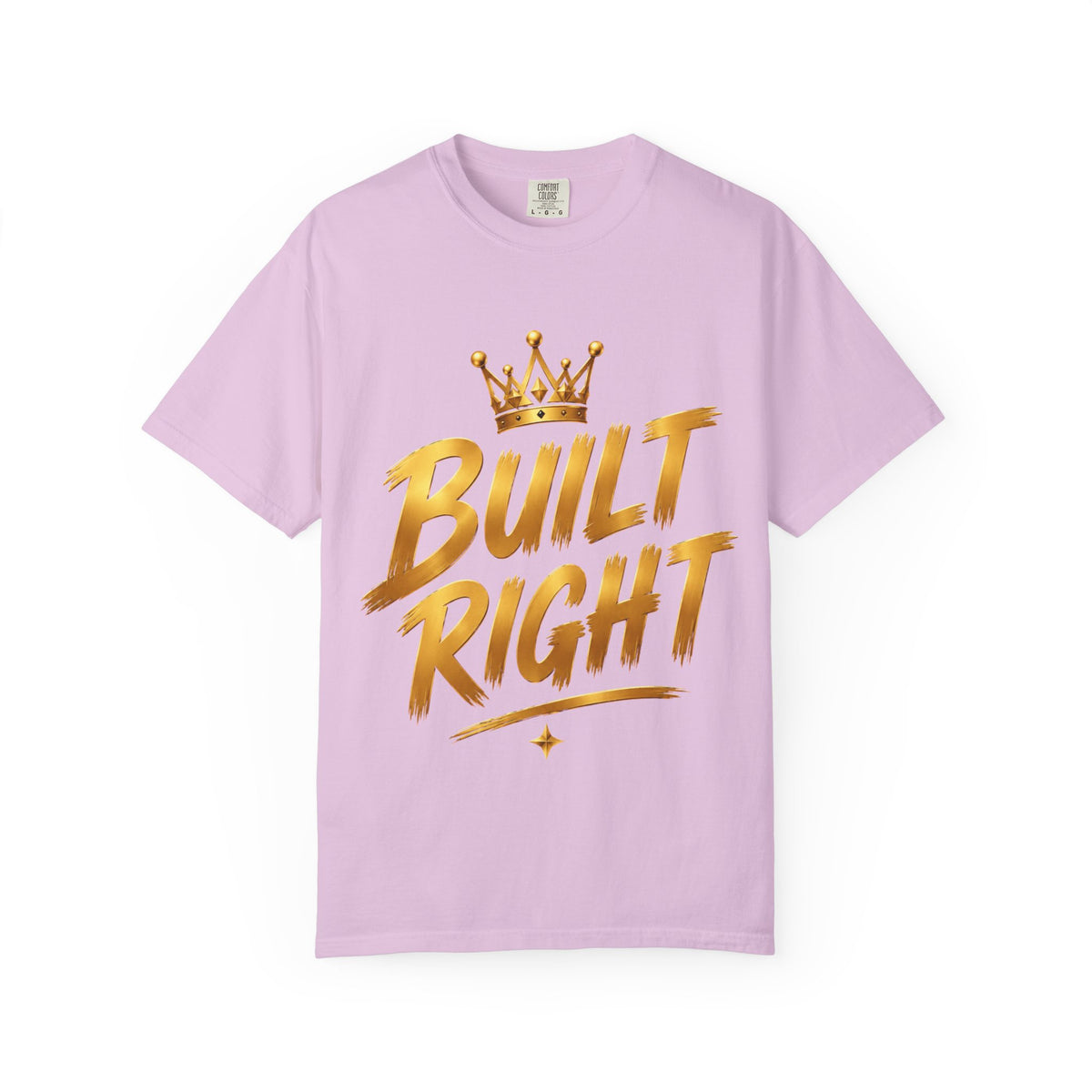 Built Right T-Shirt — Christian Faith Floral Cross Tee (She Is Built Different)